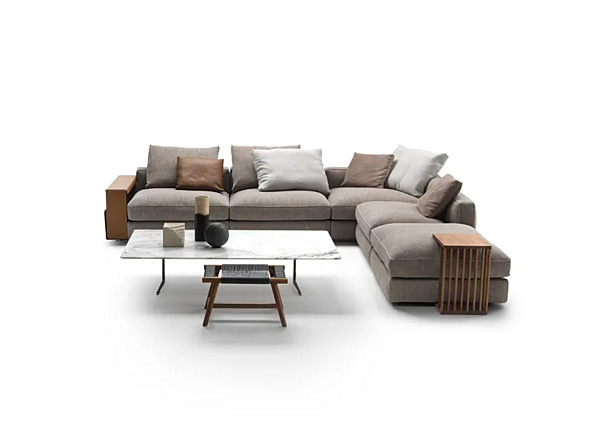 Corner sectional fabric sofa Harper FLEXFORM factory FLEXFORM from Italy. Foto №10