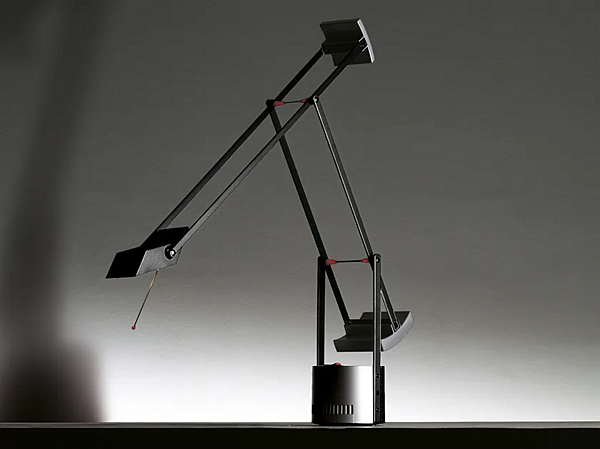 Aluminium Desk Lamp with Swing Arm Tizio Micro Artemide A008100 factory Artemide from Italy. Foto №1