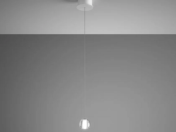 Crystal Pendant Lamp Multispot Beluga Fabbian factory Fabbian from Italy. Foto №1