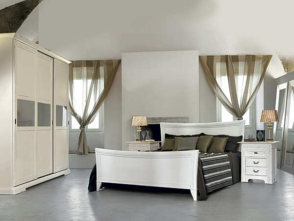 Bed TONIN CASA PLACIDO - 1535 factory TONIN CASA from Italy. Foto №2