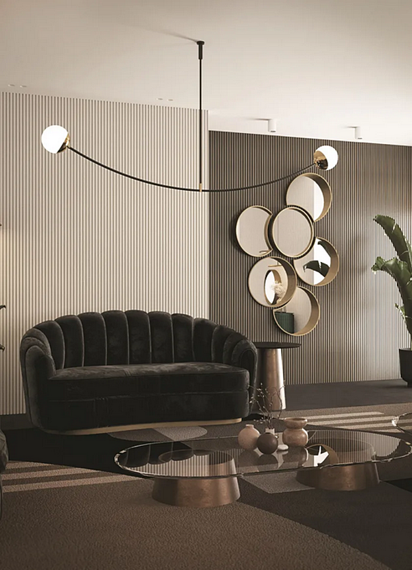 Wall Mirror Composition Bolla CASA +39 EBL001 + EBL002 factory ENCORE (by CASA +39) from Italy. Foto №2