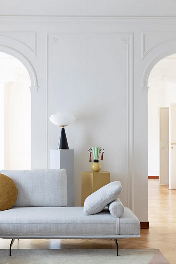 Fabric sofa with removable cover Saba Avant Apres factory SABA from Italy. Foto №9