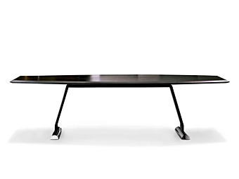 Rectangular wooden meeting table Dolmen i 4 Mariani