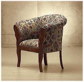 Armchair MORELLO GIANPAOLO 585/K factory MORELLO GIANPAOLO from Italy