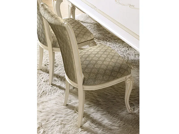 Upholstered wooden chair La Fenice CASA +39 1612 factory CASA +39 from Italy. Foto №1