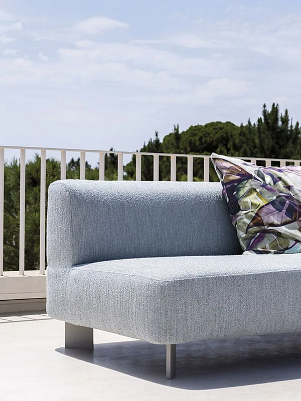 Sectional garden sofa with fabric upholstery VARASCHIN Belt Air factory VARASCHIN from Italy. Foto №9