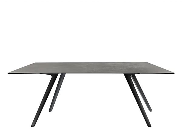 Rectangular garden table Katana 026 TR4 out Potocco 026/TR4-OUT factory POTOCCO from Italy. Foto №1