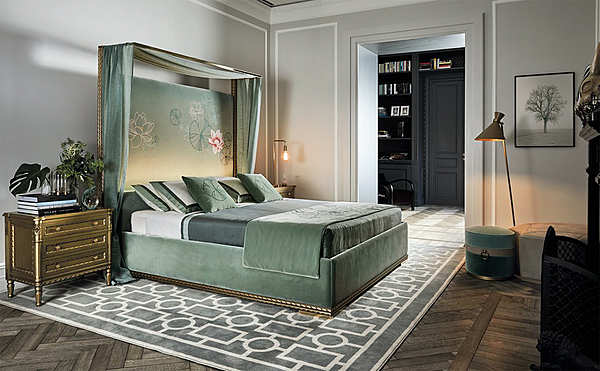 Bed ANGELO CAPPELLINI ALLURE 34200/18 factory ANGELO CAPPELLINI from Italy. Foto №3