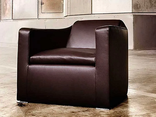 Upholstered armchair with armrests ERBA ITALIA Profile factory ERBA ITALIA from Italy. Foto №6