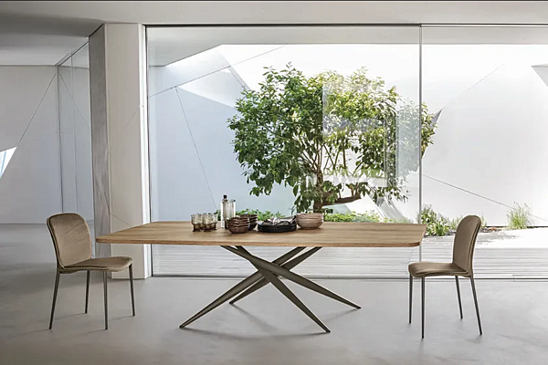 Rectangular wooden table SEDIT Tiffany collection factory SEDIT from Italy. Foto №3