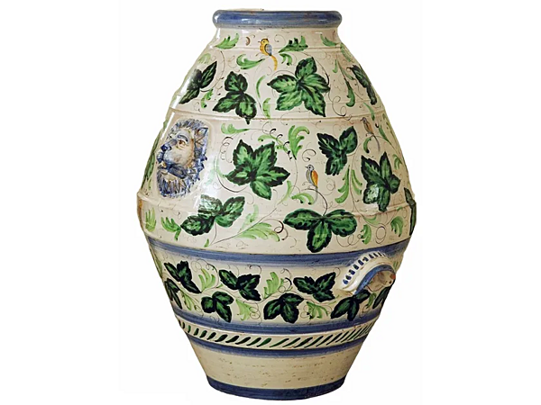 Handmade ceramic vase L_Antica Deruta GA 26 GA/26 factory L'Antica Deruta from Italy. Foto №1