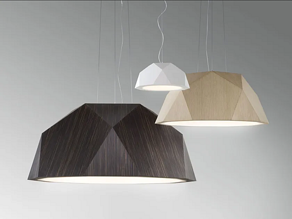 Aluminium pendant lamp Fabbian Crio factory Fabbian from Italy. Foto №1