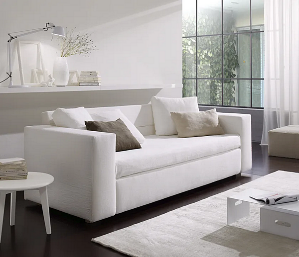 Two Seater Fabric Sofa Bed with Removable Cover Duomo Design Harmony factory Duomo Design from Italy. Foto №2