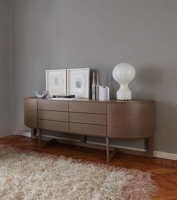 Oak sideboard Potocco Diva 775 M 775/M factory POTOCCO from Italy. Foto №2