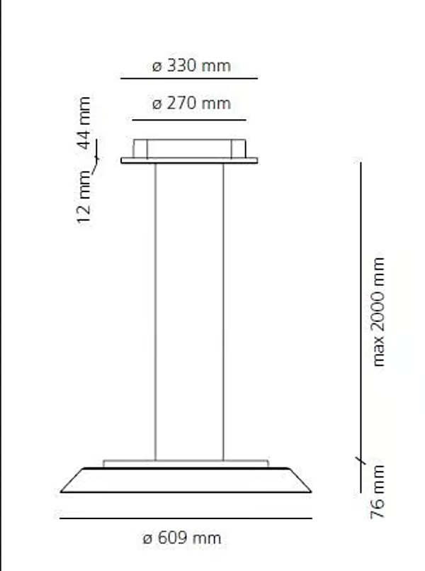 LED pendant lamp made of methacrylate Artemide Febe 0242W00A/0242W20A/0242000A/0242020A factory Artemide from Italy. Foto №7