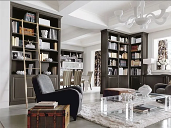 Wooden Bookcase Convivio Como Martini Interiors Wooden Bookcase Convivio Como Martini Interiors factory MARTINI INTERIORS from Italy