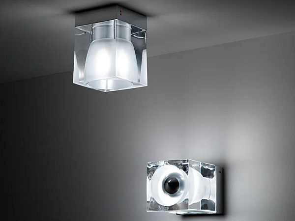 Ceiling Crystal Spotlight Fabbian Cubetto factory Fabbian from Italy. Foto №3
