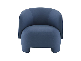 Fabric easy chair with armrests LIGNE ROSET Taru factory LIGNE ROSET from Italy