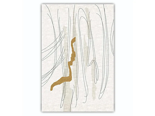 Handmade Rectangular Bamboo Silk Rug GIORGETTI Miro GA243, GA244 factory GIORGETTI from Italy. Foto №1