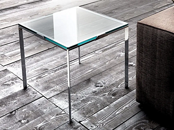 Square coffee table in wood Leggero ERBA ITALIA