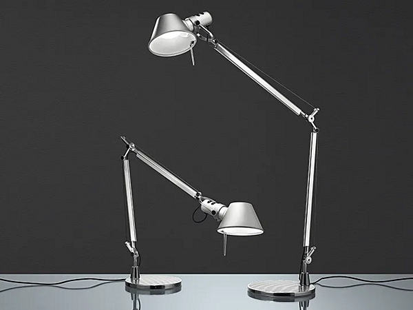 Aluminium Table Lamp with Swing Arm Tolomeo Mini Artemide A005500 factory Artemide from Italy. Foto №2