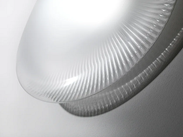 LED ceiling lamp made of blown glass Loop Fabbian factory Fabbian from Italy. Foto №3