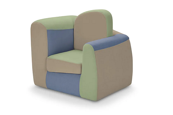 Kids Armchair with Armrests Fabric Adrenalina Symbol Kids IMB1070326, IMB1070327, IMB1070329 factory ADRENALINA from Italy. Foto №11