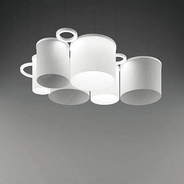 Dimmable pendant lamp Ripple Cluster Artemide factory Artemide from Italy. Foto №7