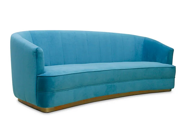 3-seater velvet sofa Saari BRABBU factory BRABBU from Italy. Foto №3