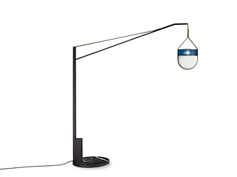Floor lamp with dimmer in metal POLTRONA FRAU XI