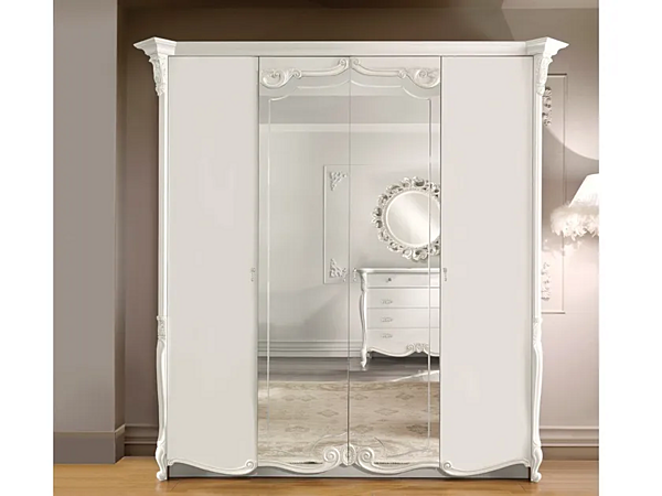 Mirrored wooden wardrobe CASA +39 Puccini 7520 factory CASA +39 from Italy. Foto №1