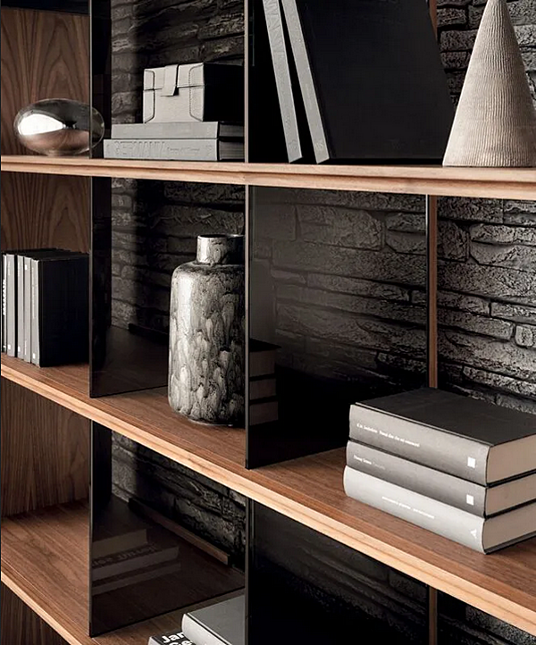 Freestanding Wooden Bookcase Herman i 4 Mariani factory i 4 Mariani from Italy. Foto №10
