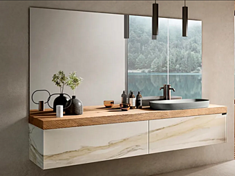 Ceramic washbasin Kera 1118 LAGO Ceramic washbasin Kera 1118 LAGO factory LAGO from Italy