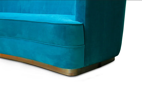 3-seater velvet sofa Saari BRABBU factory BRABBU from Italy. Foto №4