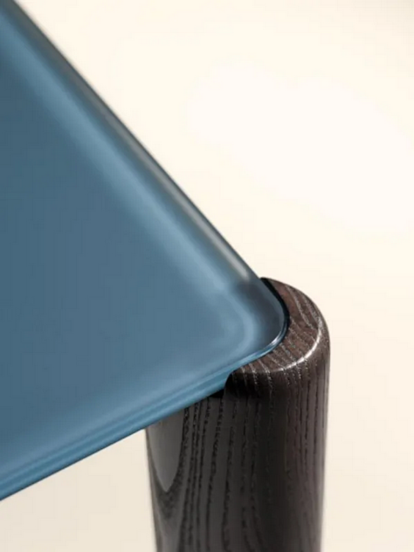 Rectangular glass table Correr Slim LAGO factory LAGO from Italy. Foto №4