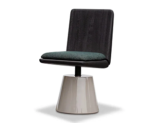 Chair with upholstered back LINFA BAXTER factory BAXTER from Italy