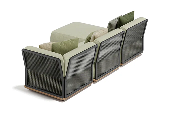 Modular fabric garden sofa Atmosphera Switch factory ATMOSPHERA from Italy. Foto №6