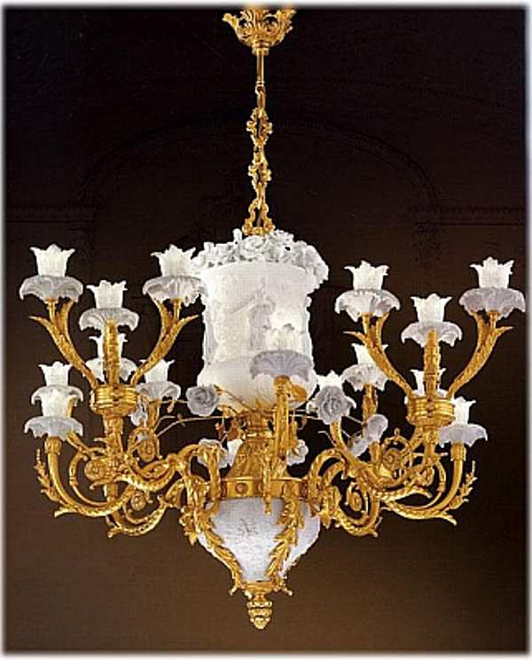 Chandelier FBAI 3183/16+1 factory FBAI from Italy. Foto №1