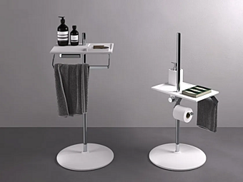 Toilet Roll Holder and Towel Rack AGAPE TED factory Agape from Italy