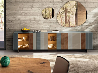 Sideboard with integrated lighting LAGO N O W 1382B