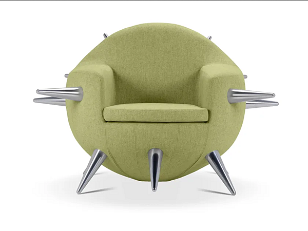 Fabric armchair with armrests Adrenalina Bomb IMB1070210, IMB1070211, IMB1070212, IMB1070213, IMB1070214, IMB1070826, IMB1070216 factory ADRENALINA from Italy. Foto №1