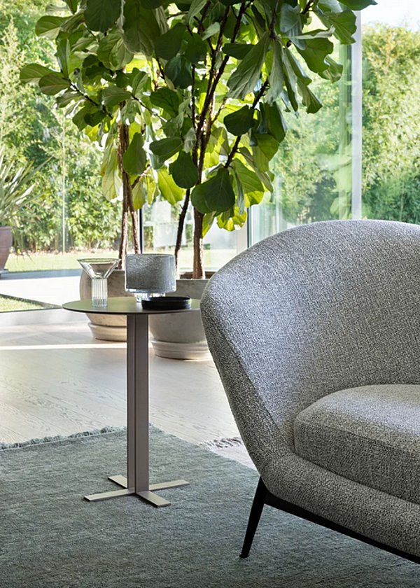 Three-Seater Fabric Sofa with Soft Backrest Saba Oltremare factory SABA from Italy. Foto №3