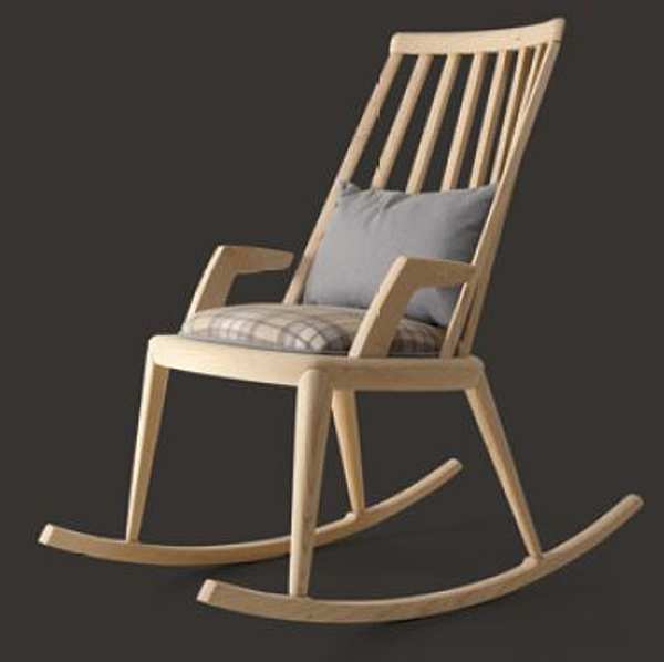 Rocking chair VOLPI 2SAP-001-0DS factory VOLPI from Italy. Foto №2