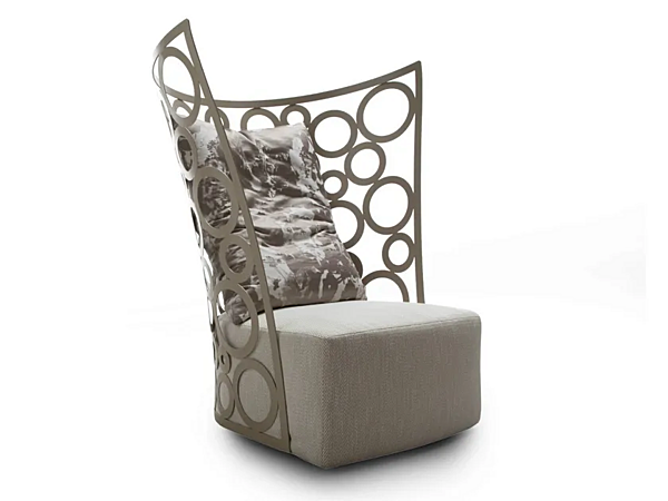 Upholstered armchair with headrest ERBA ITALIA ICONA factory ERBA ITALIA from Italy. Foto №1