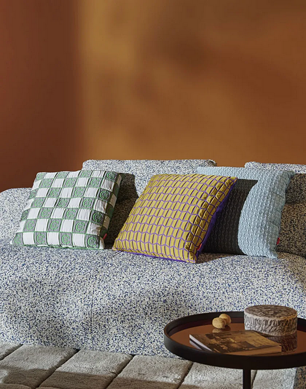 Geometric Fabric Sofa Cushion Frame CASSINA Rood factory CASSINA from Italy. Foto №2