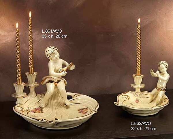 Candlestick LORENZON (F.LLI LORENZON) L.861/AVO factory LORENZON (F.LLI LORENZON) from Italy. Foto №1