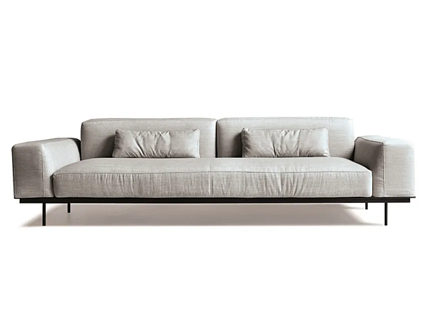 Sectional recliner sofa fabric or leather VIBIEFFE 535 Sit Up factory VIBIEFFE from Italy. Foto №1