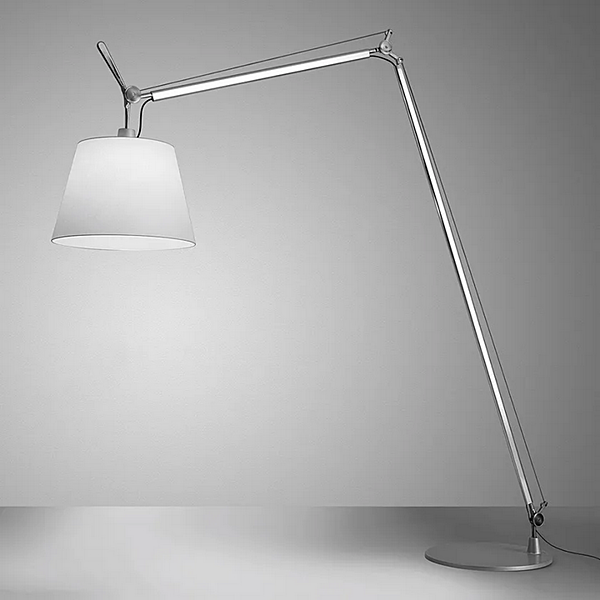 LED floor lamp with swing arm Artemide Tolomeo Maxi 0510010A factory Artemide from Italy. Foto №4