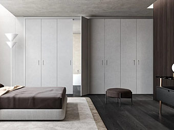 Sectional Aluminium Walk-In Wardrobe Palo Alto Free MisuraEmme factory MisuraEmme from Italy