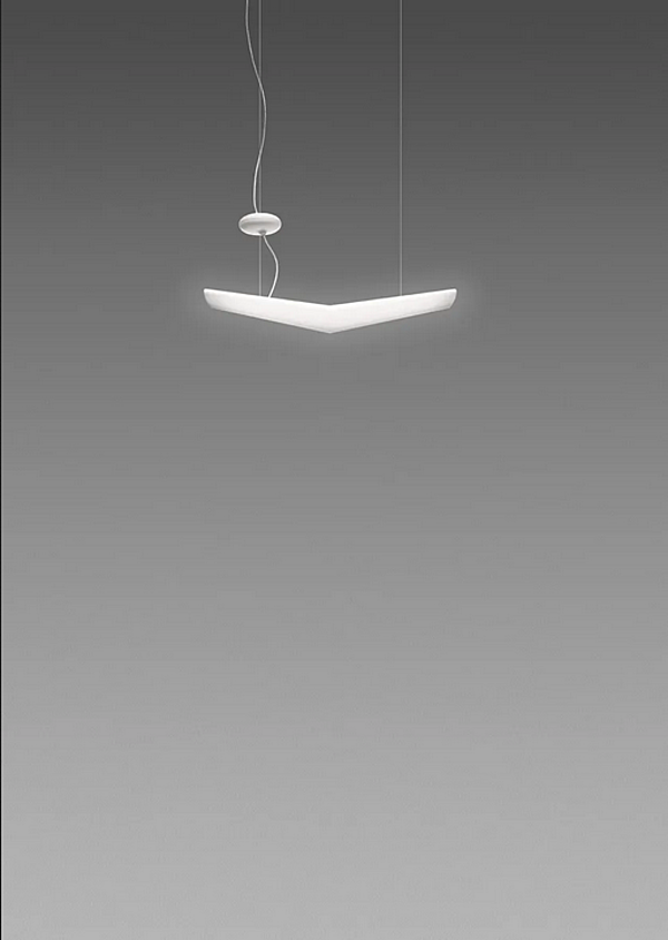 Polypropylene pendant lamp Mouette Artemide factory Artemide from Italy. Foto №6